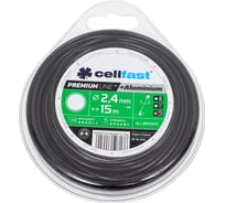 Леска PREMIUM (2.4 мм; 15 м; круг) для триммеров Cellfast 35-033