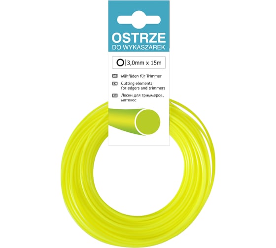 Леска ECO (15 м; 3 мм; круг) для триммеров Cellfast 37-005 1