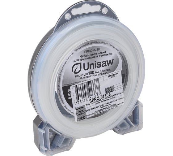 Леска Professional Quality (2.4 мм, 15 м, круглая) Unisaw SPRO-07305