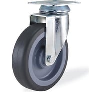 Поворотная колесная опора с площадкой 125 мм, 110 кг KAMA 2802-MTB-125