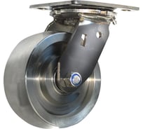 Колесо б/г нержавейка поворотное 200 мм, 450 кг SS6680-01-SSDC MFK-TORG SSDC-6683200