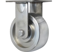 Колесо б/г нержавейка неповоротное 125 мм, 350 кг SS6650R-01-SSDC MFK-TORG SSDC-6651125