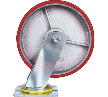 Большегрузное полиуретановое колесо С-4102-DUS поворотное, без тормоза, г/п 800 кг EURO-LIFT 00018520