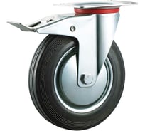 Промышленное колесо C-3302-SLS-F18 поворотное, с тормозом, г/п 100 кг EURO-LIFT 00018522