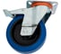 Колесо с поворотной платформой и тормозом EMES EM01ZMRM125X36F 3