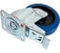 Колесо с поворотной платформой и тормозом EMES EM01ZMRM125X36F 5