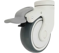 Колесо с кронштейном, тормозом и креплением под болт EMES EC04MBT125X32F12