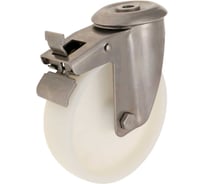 Колесо с кронштейном, креплением под болт и тормозом EMES EM04ZKZ150X40FSS