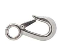 Крюк с предохранителем ЕВРОПАРТНЕР 100х19х20,5 мм, нержав. сталь, 1 шт. G1 7419