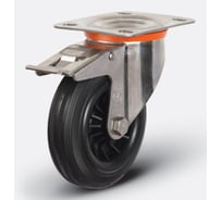 Колесо с поворотной платформой и тормозом 150 мм EMES EZ01MKR150X45FSS