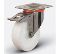 Колесо с поворотной платформой и тормозом 150 мм EMES EZ01HKZ150X45FSS