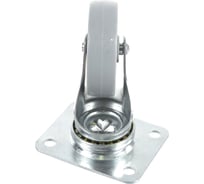 Колесо мод.2500 (60 мм; поворотная площадка 70х55 мм; без тормоза; серое) Amig 6718