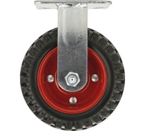 Колесо литое неповоротное с протекторной резиной, диаметр 150 мм, грузоподъемность 160 кг СТЕЛЛА-ТЕХНИК 5002-160