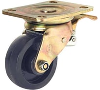 Колесо с поворотной платформой и тормозом EMES ED01BKB80X30F