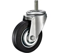 Колесо для тележки с черной резиной SCT 125, без тормоза ООО Комус 1093506