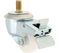 Колесо с кронштейном, резьбовым стержнем и тормозом EMES EM05ZKZ65X30FM16