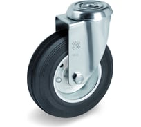 Колесо поворотное с отверстием под болт (125х12 мм; 130 кг) Tellure Rota 536103