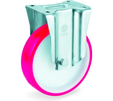 Колесо неповоротное с подшипником скольжения (100х30 мм; 170 кг; полиуретан/полиамид) Tellure Rota 605702