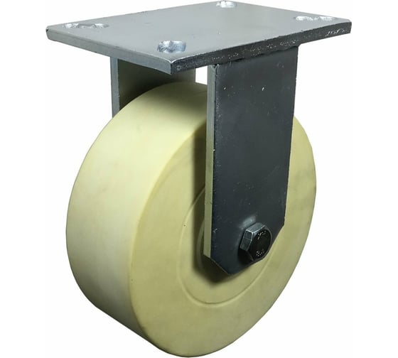 Колесо SUPER нейлоновое неповоротное 200 мм MFK-TORG 8080F-NY 1
