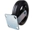Колесо большегрузное обрезиненное неповоротное FCD80 200 мм MFK-TORG 1081200 6