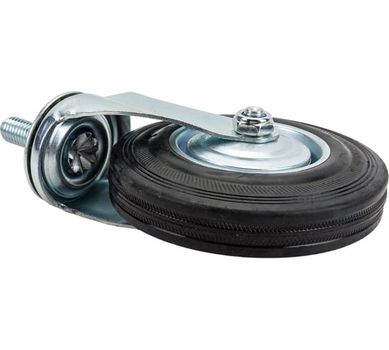 Колесо промышленное поворотное крепление болтом М14 SCT55 125 мм MFK-TORG 4008125 М14