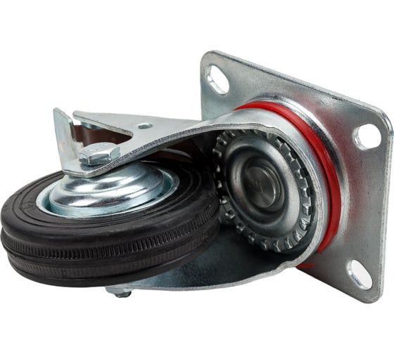 Колесо промышленное поворотное с тормозом SCB97 85 мм MFK-TORG 4003085