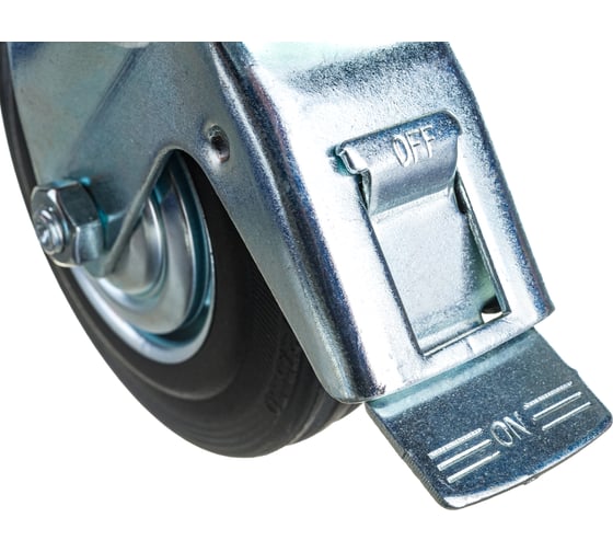 Колесо промышленное поворотное с тормозом SCB55 125 мм MFK-TORG 4003125