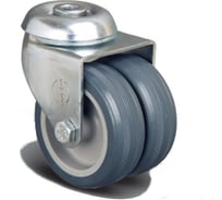 Колесо аппаратное сдвоенное под болт М10 75 мм MFK-TORG ET04-MKT-75