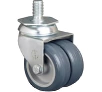 Колесо аппаратное сдвоенное с болтом М10 50 мм MFK-TORG ET05-MKT-50