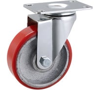 Колесо большегрузное полиуретановое поворотное Medium 125 мм MFK-TORG 1043125 M