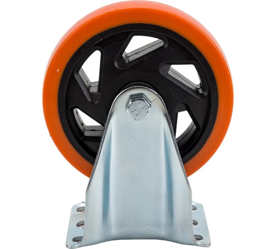 Колесо большегрузное полиуретановое неповоротное PVC Medium 125 мм MFK-TORG 4021125 PVC 1