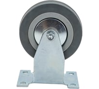 Колесо серая мягкая резина неповоротное FCG42 100 мм MFK-TORG 5052100М