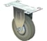 Колесо серая мягкая резина неповоротное FCG55 125 мм MFK-TORG 5052125М 1