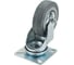 Колесо серая мягкая резина поворотное FCG93 75 мм MFK-TORG 5053075М 2
