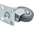 Колесо серая мягкая резина поворотное FCG93 75 мм MFK-TORG 5053075М 3