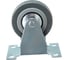 Колесо серая мягкая резина неповоротное FCG93 75 мм MFK-TORG 5052075М 1