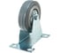 Колесо серая мягкая резина неповоротное FCG93 75 мм MFK-TORG 5052075М 2