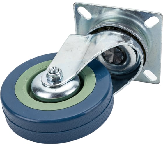 Колесо серая резина поворотное SCG93 75 мм MFK-TORG 3053075