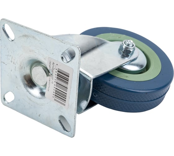 Колесо серая резина поворотное SCG93 75 мм MFK-TORG 3053075