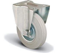 Колесо серое промышленное неповоротное 100 мм MFK-TORG EM02-SPRg-100