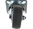 Колесо темно-серая мягкая гладкая резина поворотное SCG25 50 мм MFK-TORG 8053050М 2