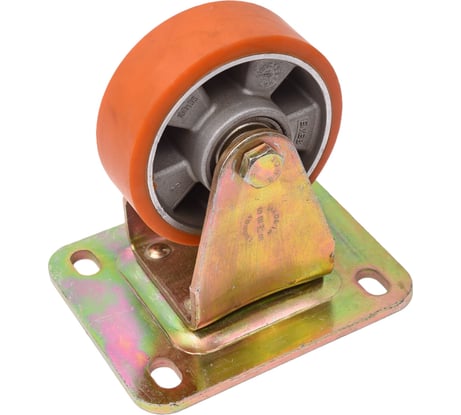 Колесо полиуретановое неповоротное 100 мм MFK-TORG ED02-ABP-100