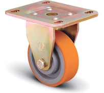 Колесо полиуретановое неповоротное 100 мм MFK-TORG ED02-VBP-100