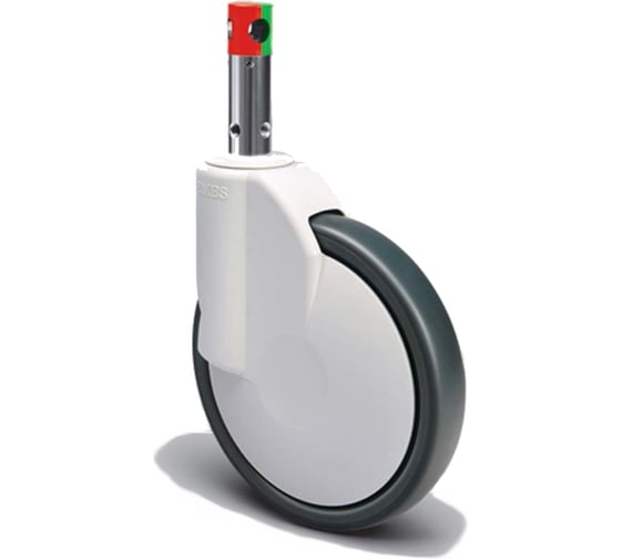 Колесо ударопрочное с центральным тормозом 125 мм MFK-TORG ECH 03MBT 125 F GR 1