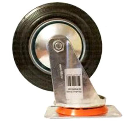 Колесо большегрузное обрезиненное поворотное без тормоза (125х37.5 мм; г/п 100 кг) EURO-LIFT 00-00001252