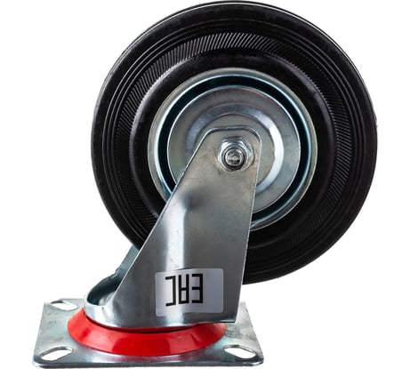 Колесо большегрузное обрезиненное поворотное без тормоза (125х37.5 мм; г/п 100 кг) EURO-LIFT 00-00001252