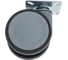 Колесная опора поворотная с панелью крепления D12 TPAA 075 S1 RAL 7001 Inford 00-80263450 2