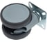 Колесная опора поворотная с панелью крепления D12 TPAA 075 S1 RAL 7001 Inford 00-80263450 3