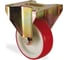 Большегрузная неповоротная колесная опора, 55 мм KAMA K-4107-PUB-055 1