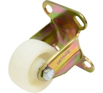 Большегрузная полиамидная неповоротная колесная опора, 55 мм KAMA K-4107-RPB-055